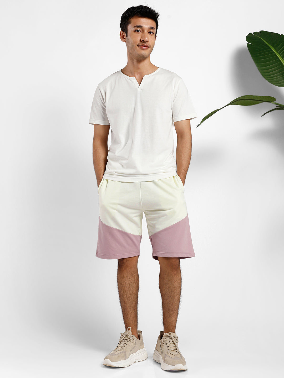 Rowan Contrast Panelled Shorts