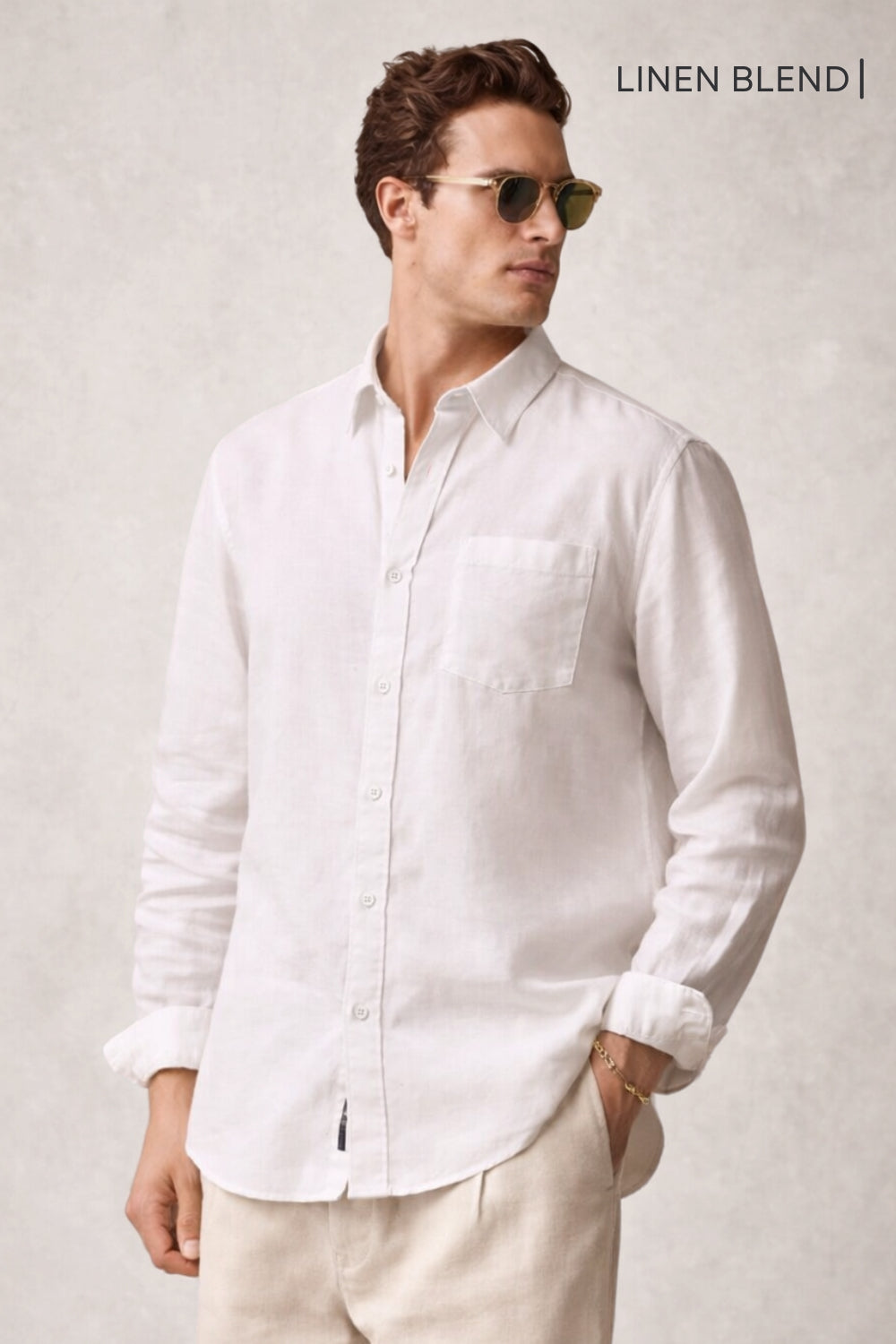 Breezy Linen Cotton Blend Shirt