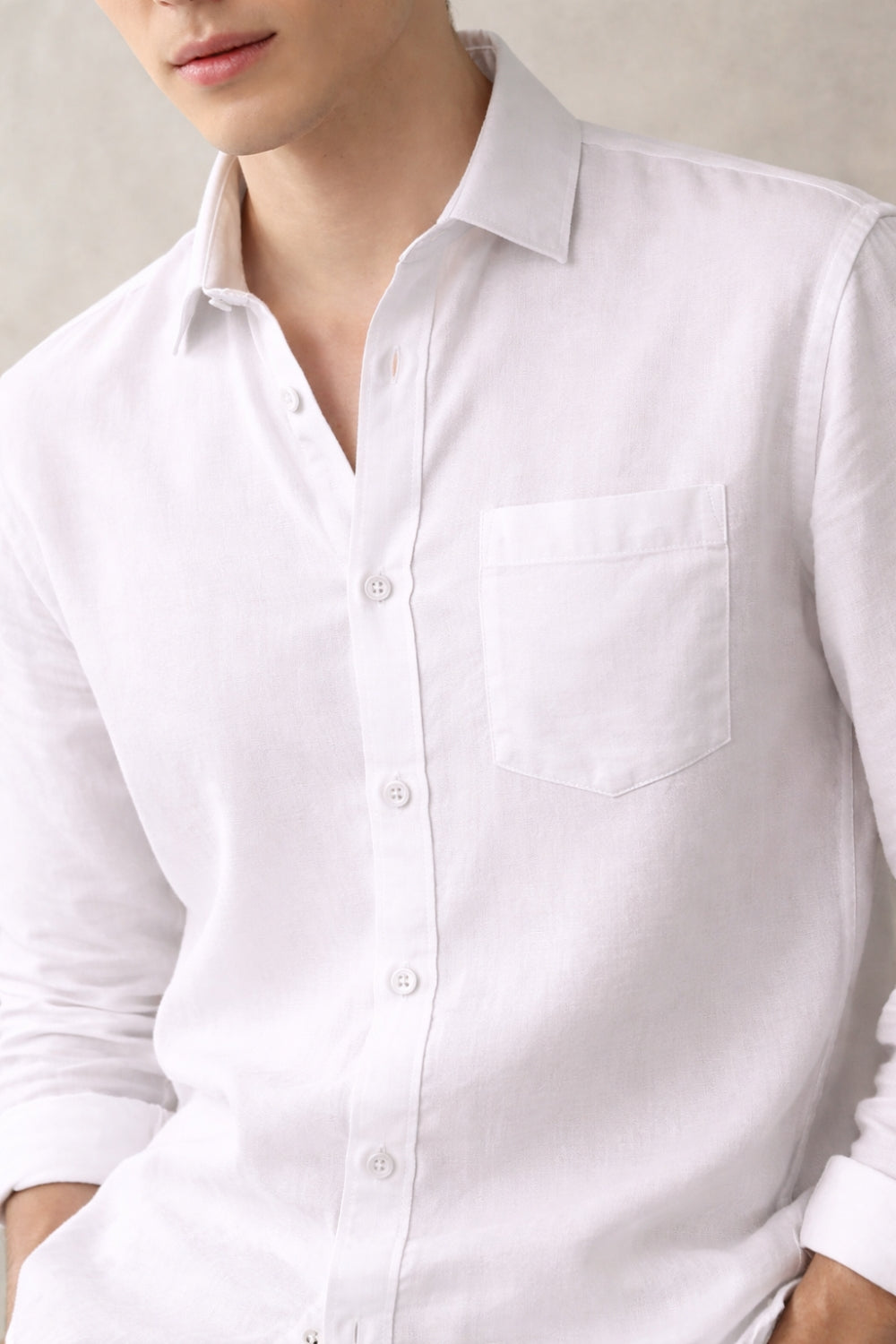 Breezy Linen Cotton Blend Shirt