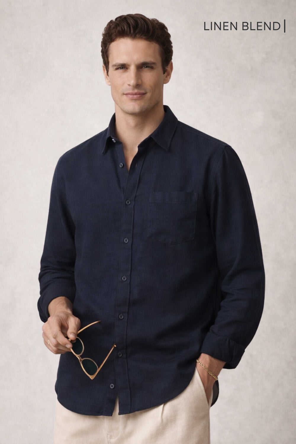 Breezy Linen Cotton Blend Shirt