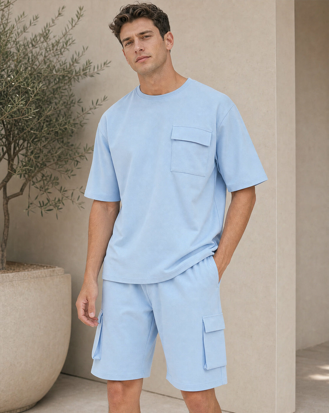 Oversized Klaeinn Cargo Pocket Co-ord Set