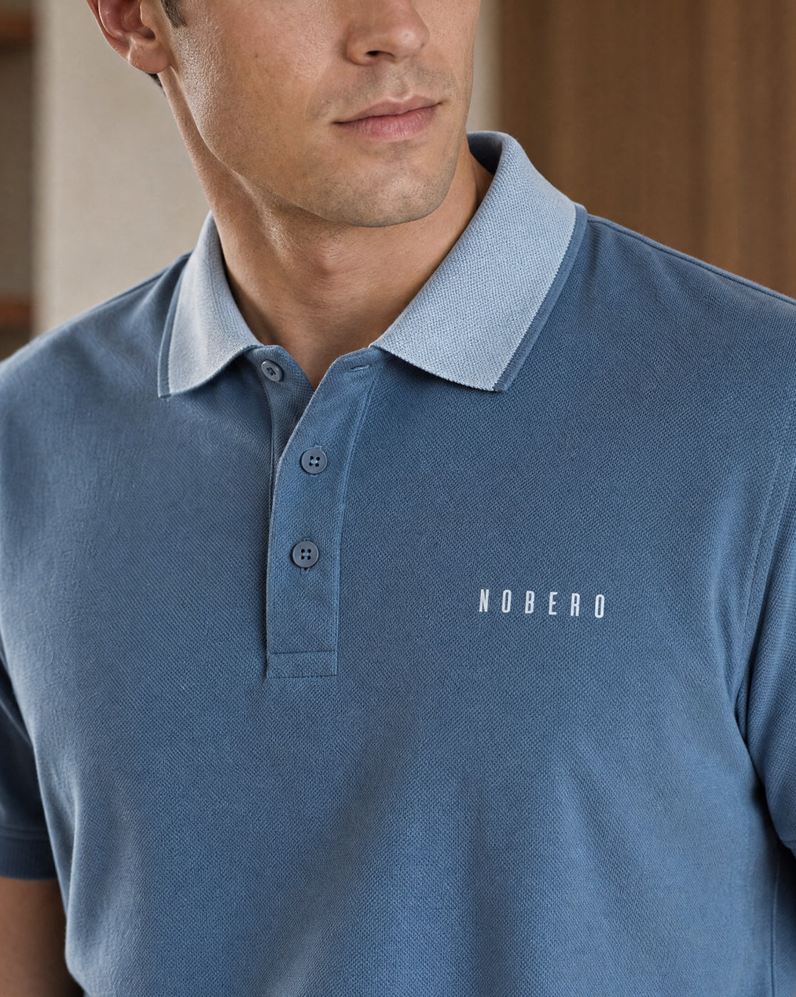 Contrast Edge Polo T-Shirt