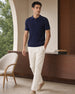 Oxford Textured Polo T-Shirt
