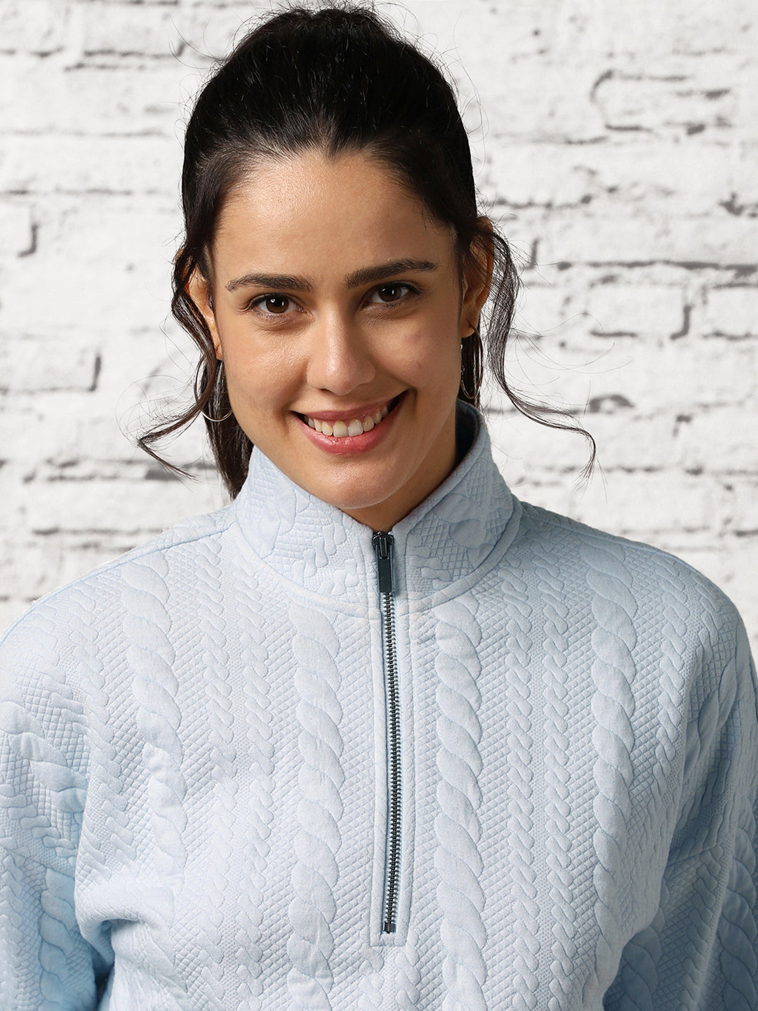 Women Oversized Zip-up Sweatshirts