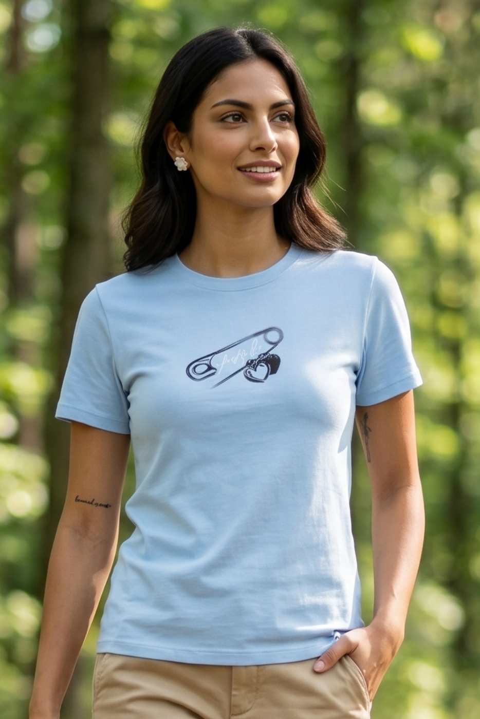 You Are Safe Women Classic Fit Tee