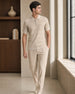Oceanic Knit Textured Polo T-Shirt