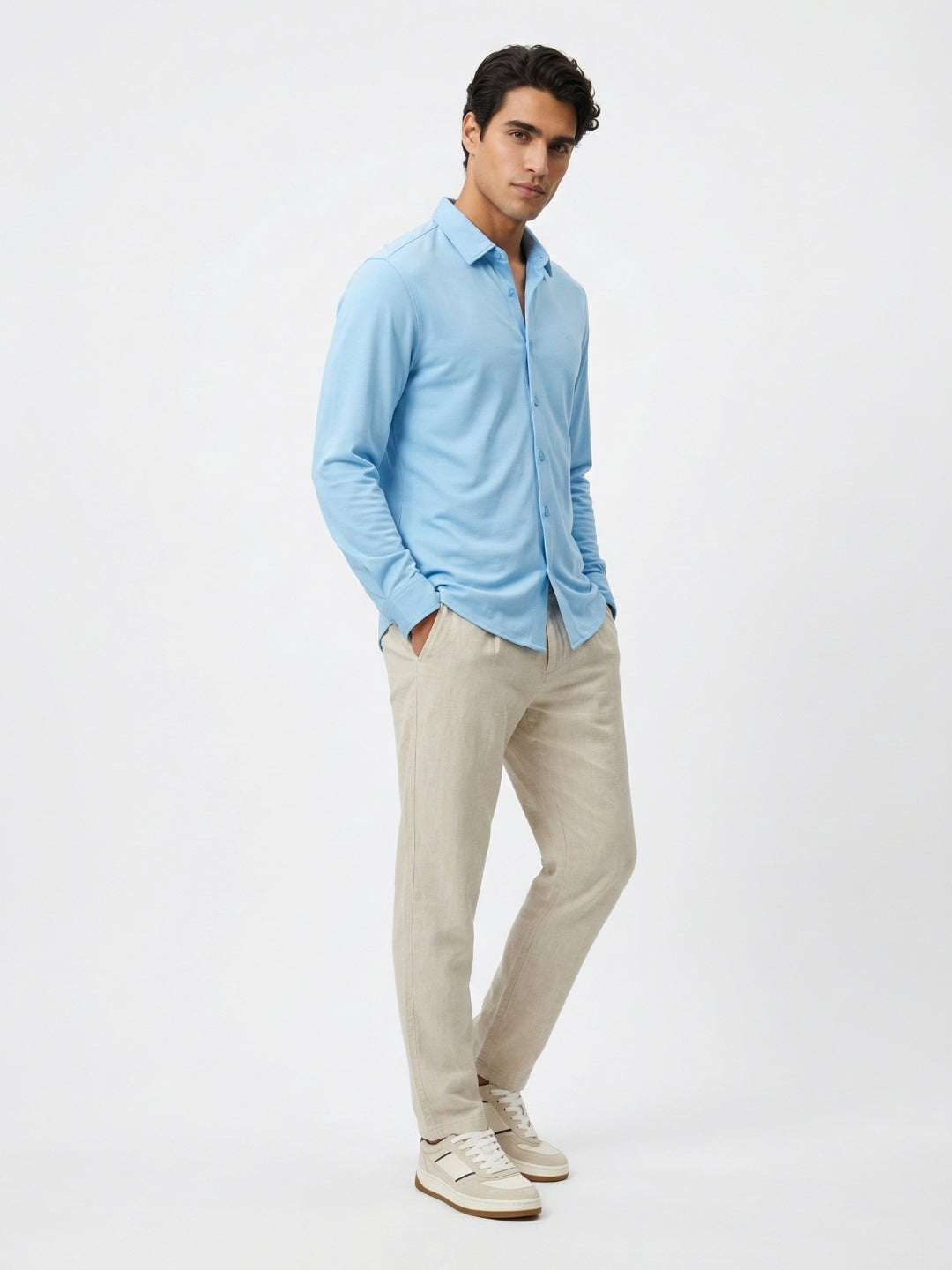 Full Sleeves Knitted Shirt