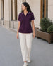 Johnny Collar Women Polo T-shirt