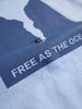 Free as the Ocean Oversized  Sweatshirt