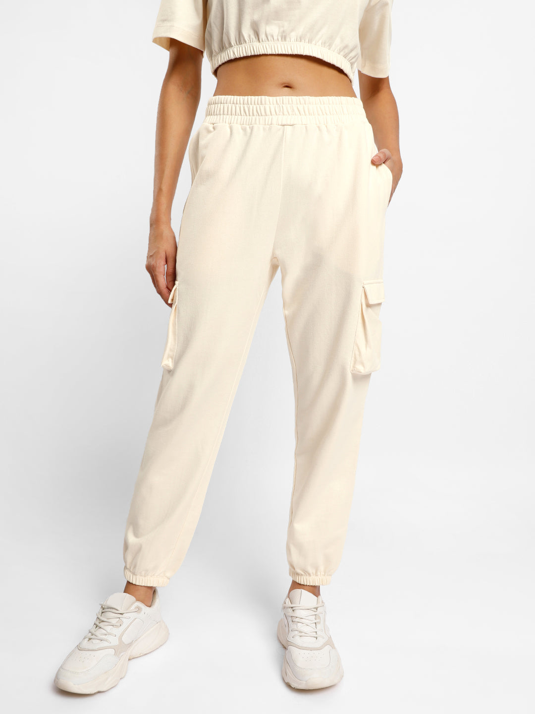 Oversized  Cropped Cargo Co-ord