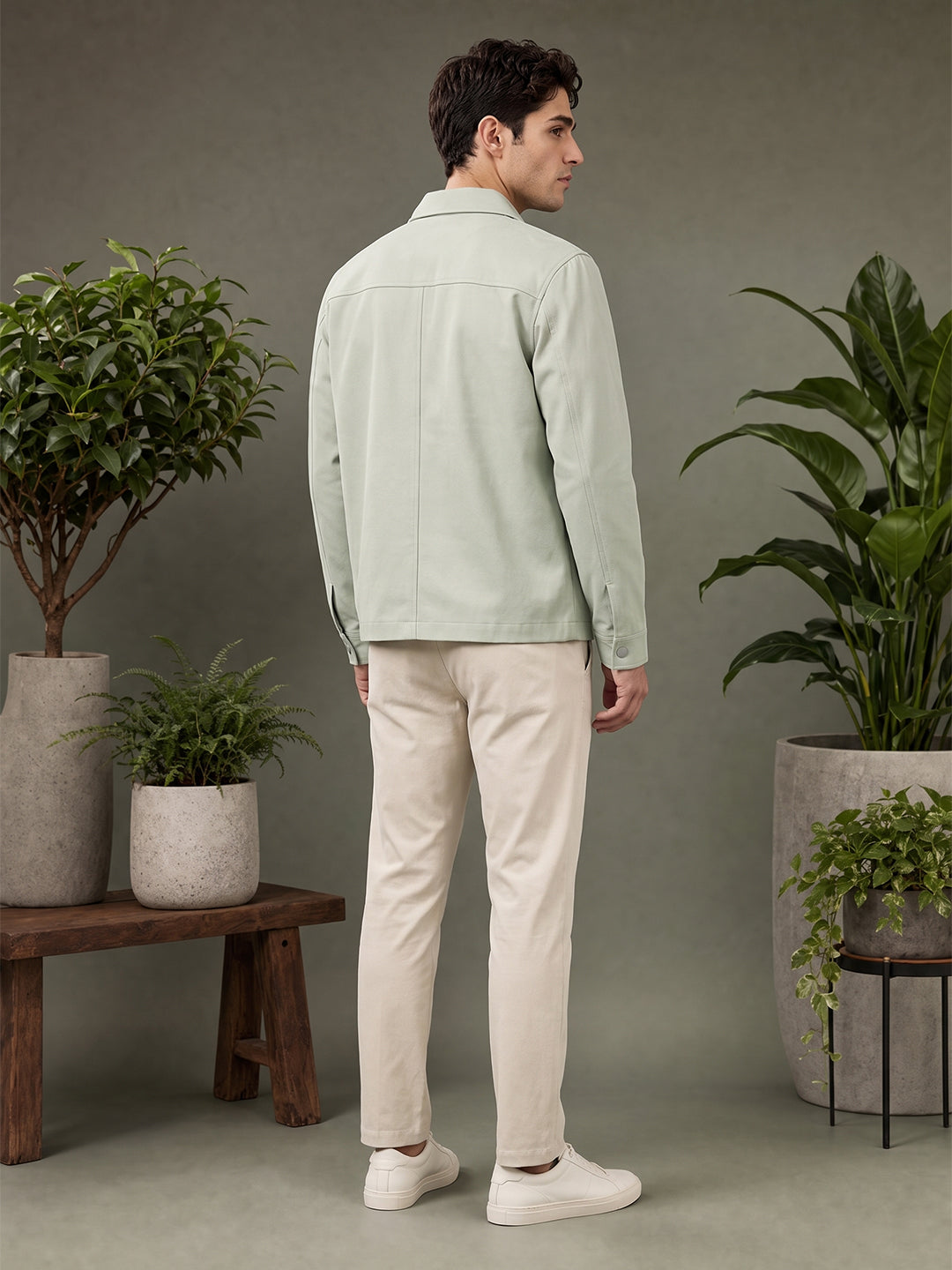 Cotton Twill Utility Jacket