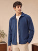 Men’s Regular Fit Knitted Suede Shacket