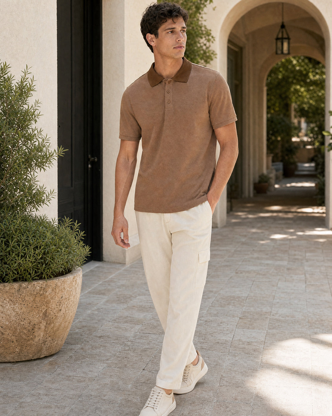 Accent Collar Polo