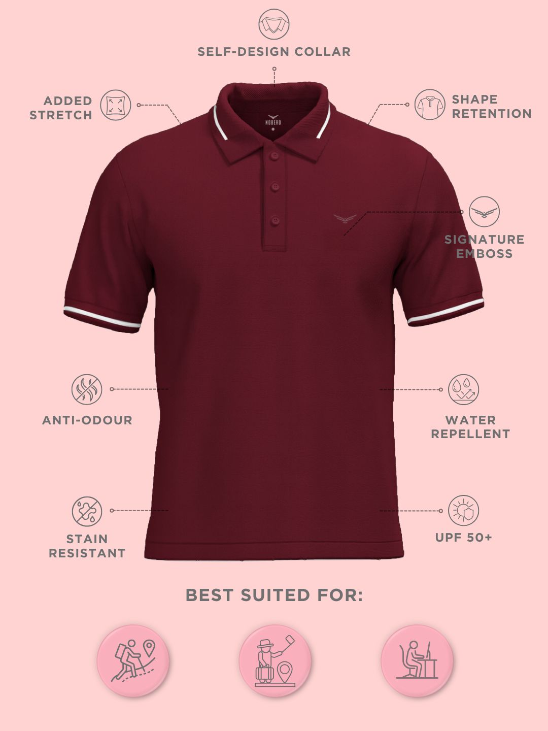Travel Polo T-Shirt