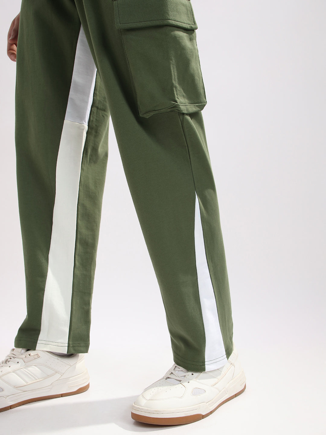 Dual-Tone Cargo Joggers