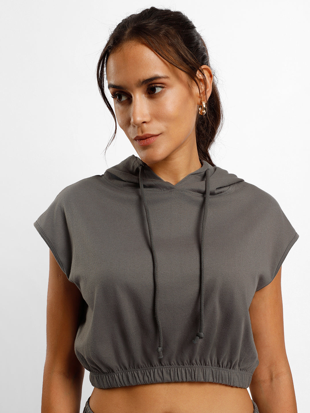 Hooded Cropped Top Quinn