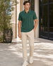 Zip Collar Polo T-Shirt