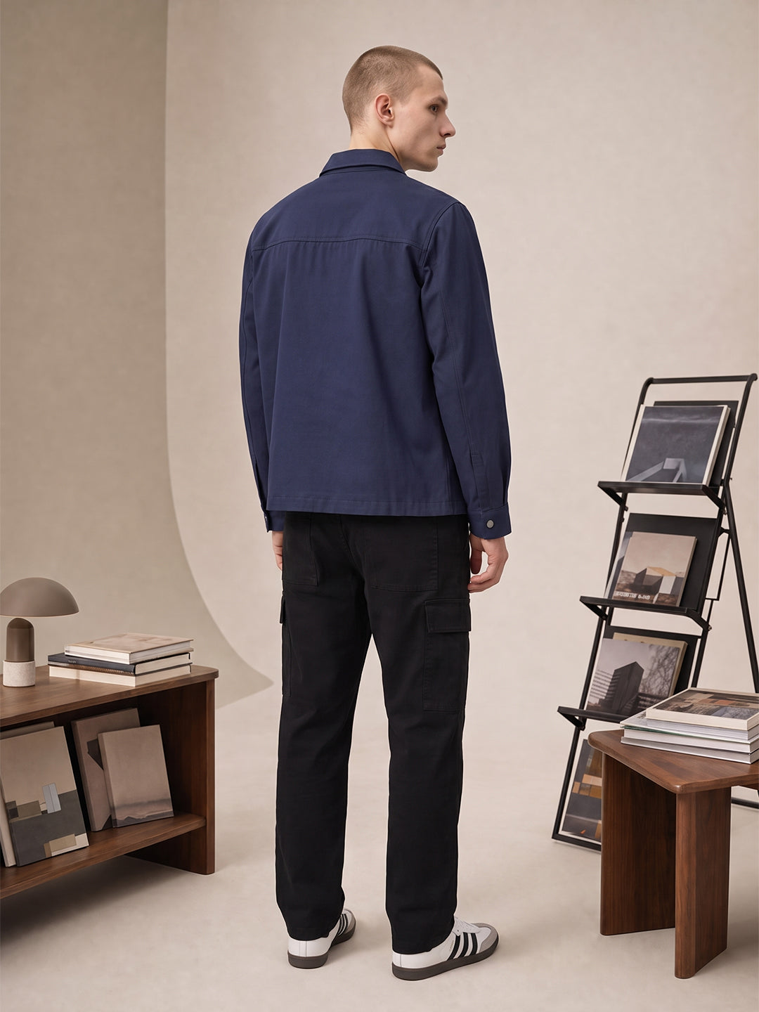 Cotton Twill Utility Jacket