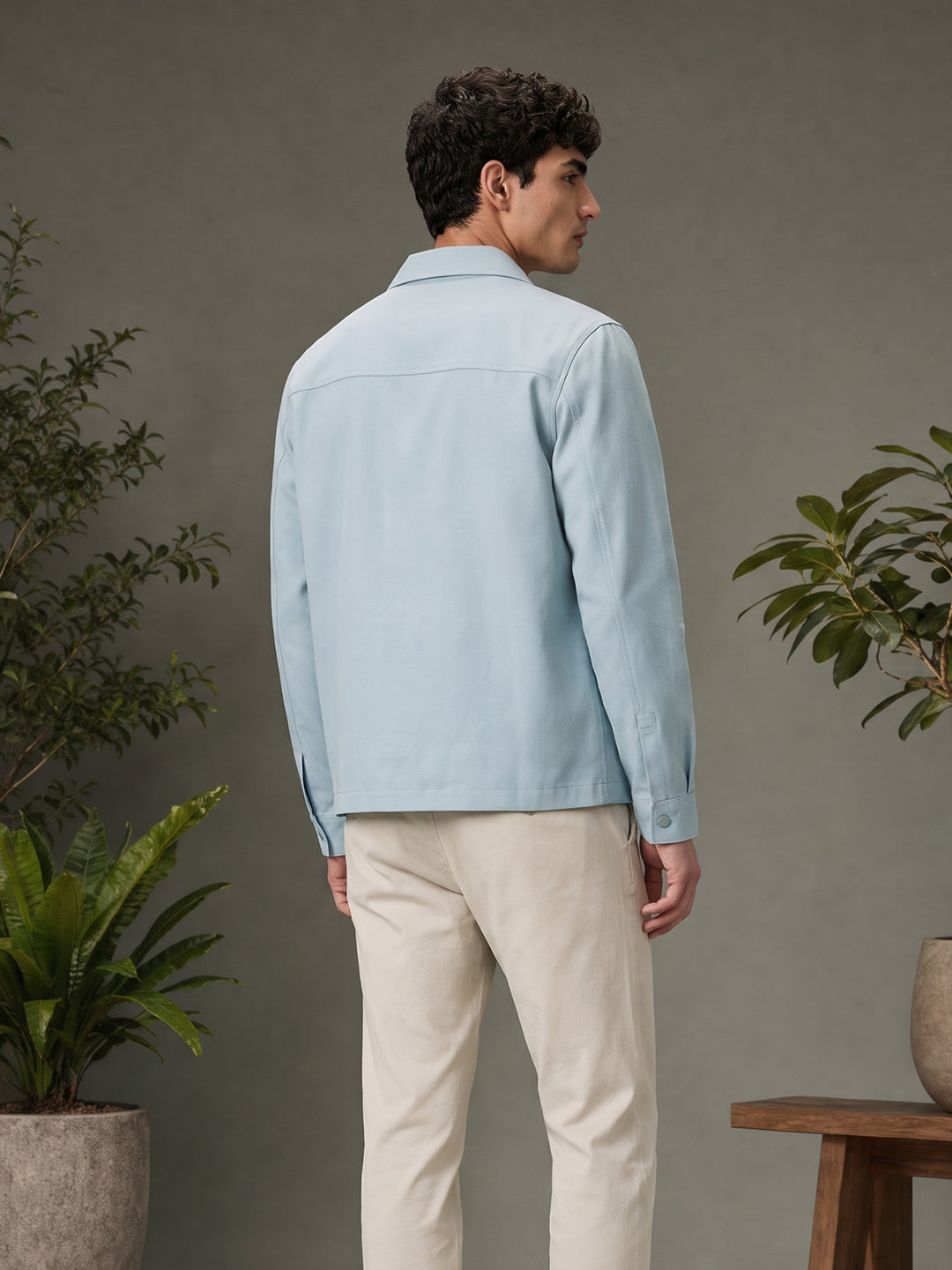Cotton Twill Utility Jacket