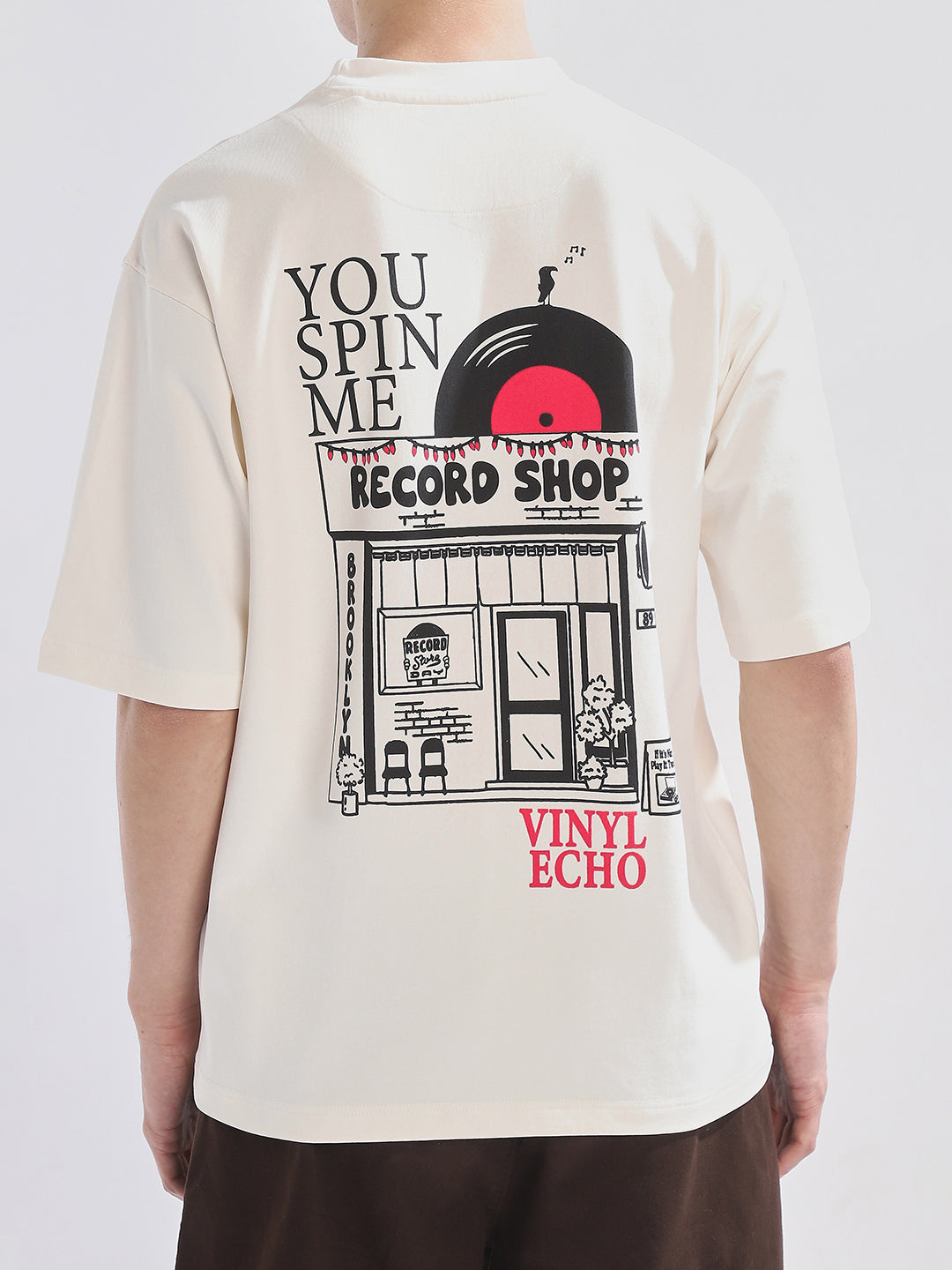 Vinyl Echo Oversized T-Shirt