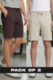 2-Pack Zip Pocket Shorts