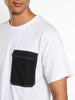Contrast Pocket Oversized T-Shirt