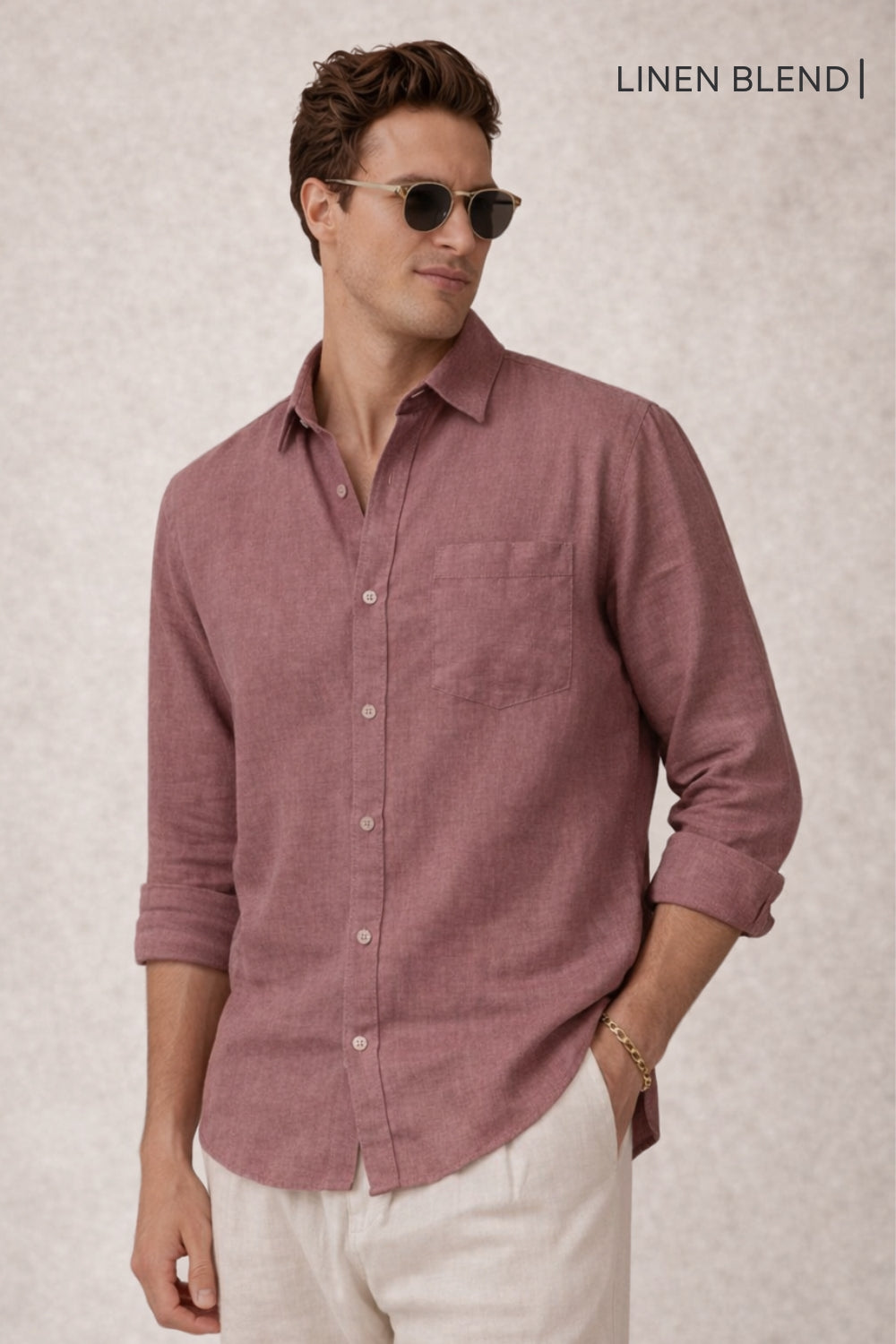 Breezy Linen Cotton Blend Shirt