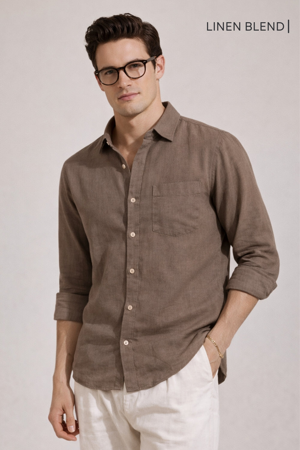 Breezy Linen Cotton Blend Shirt