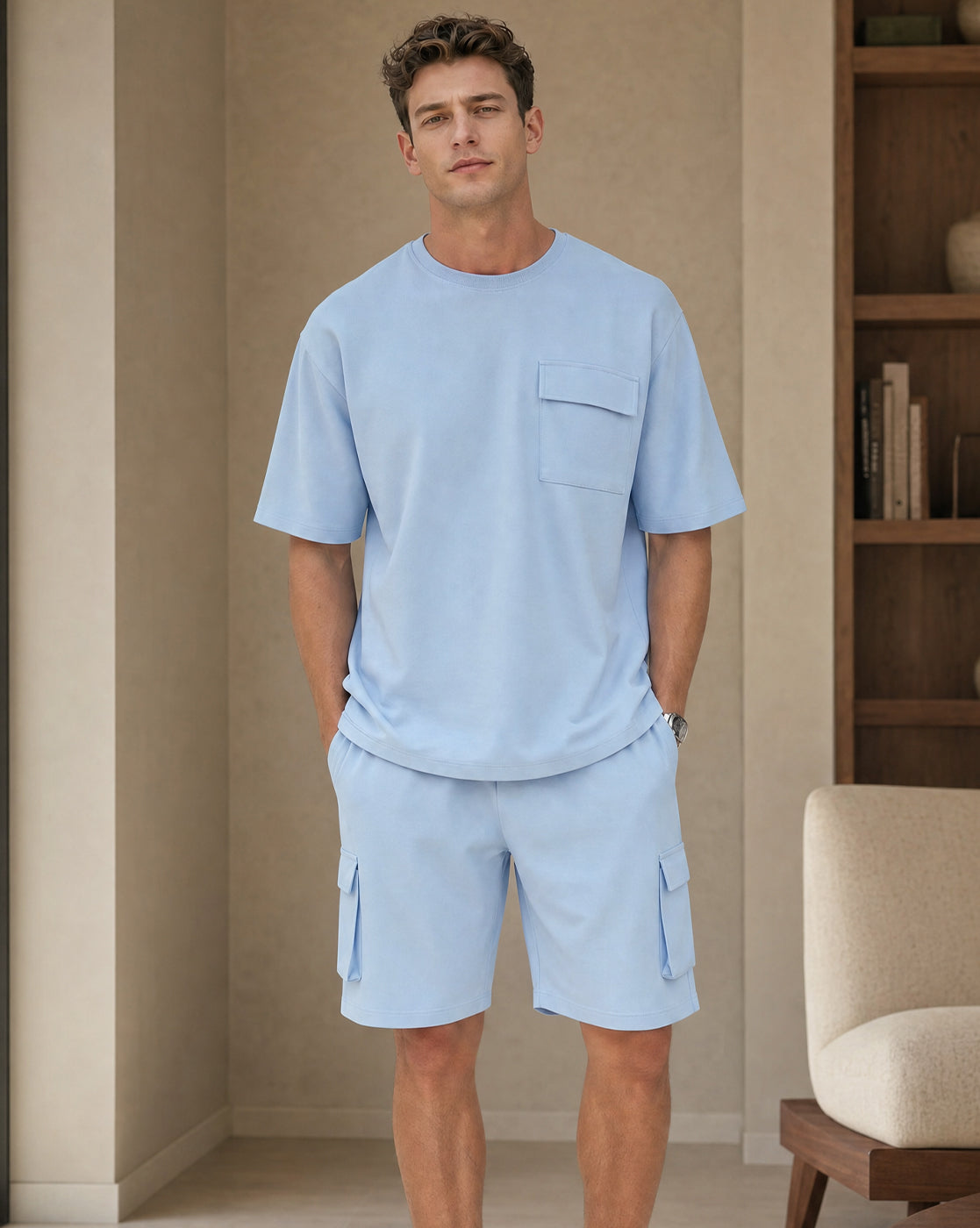 Oversized Klaeinn Cargo Pocket Co-ord Set