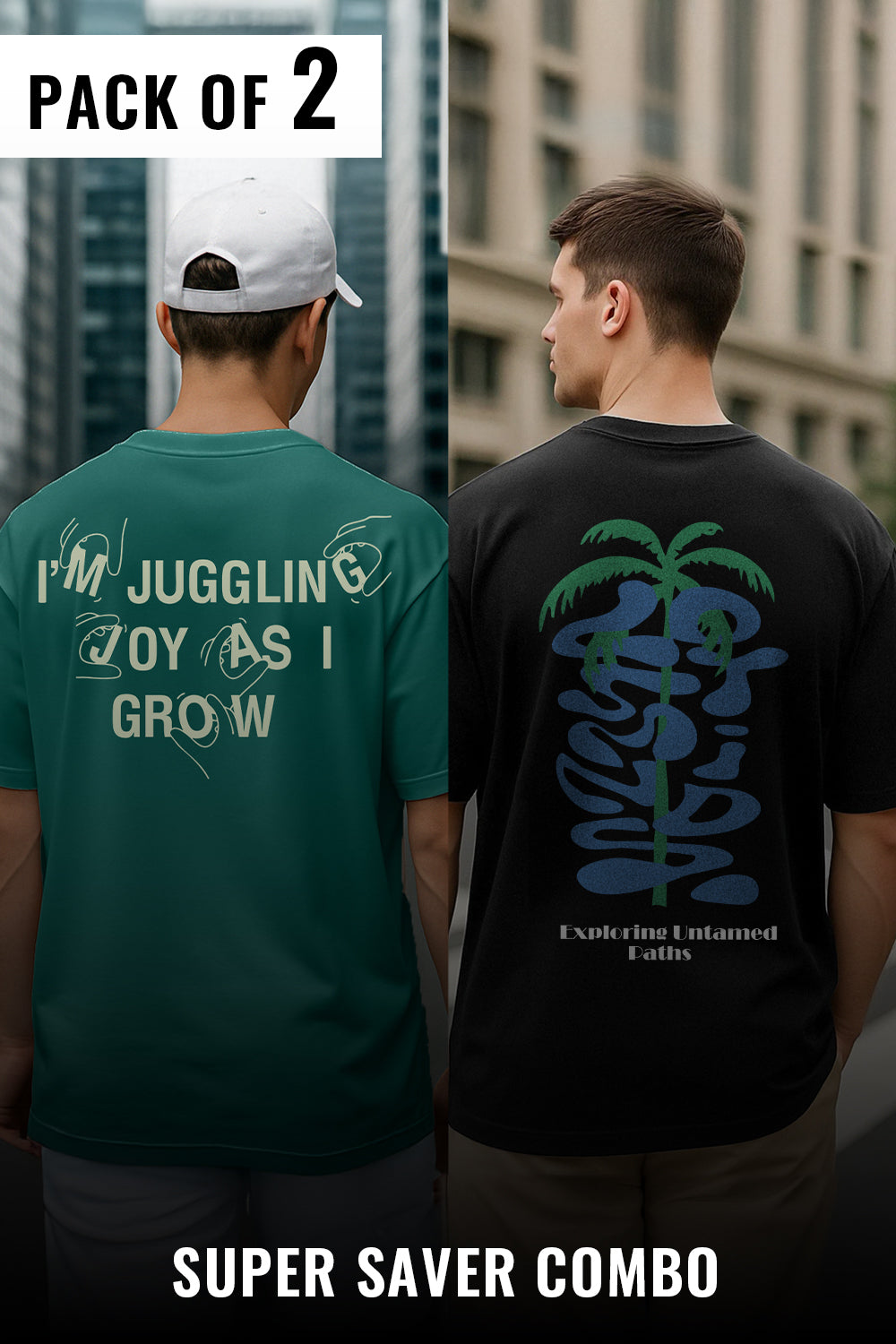 Oversized Tees - 2-Pack