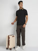 Striped Collar Polo T-Shirt
