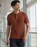 Oxford Textured Polo T-Shirt