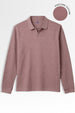 Popcorn Textured Full Sleeve Polo T-Shirt