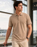 Contrast Tipped Polo T-Shirt