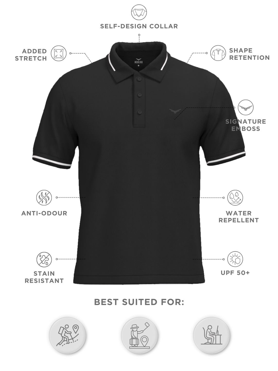 Travel Polo T-Shirt