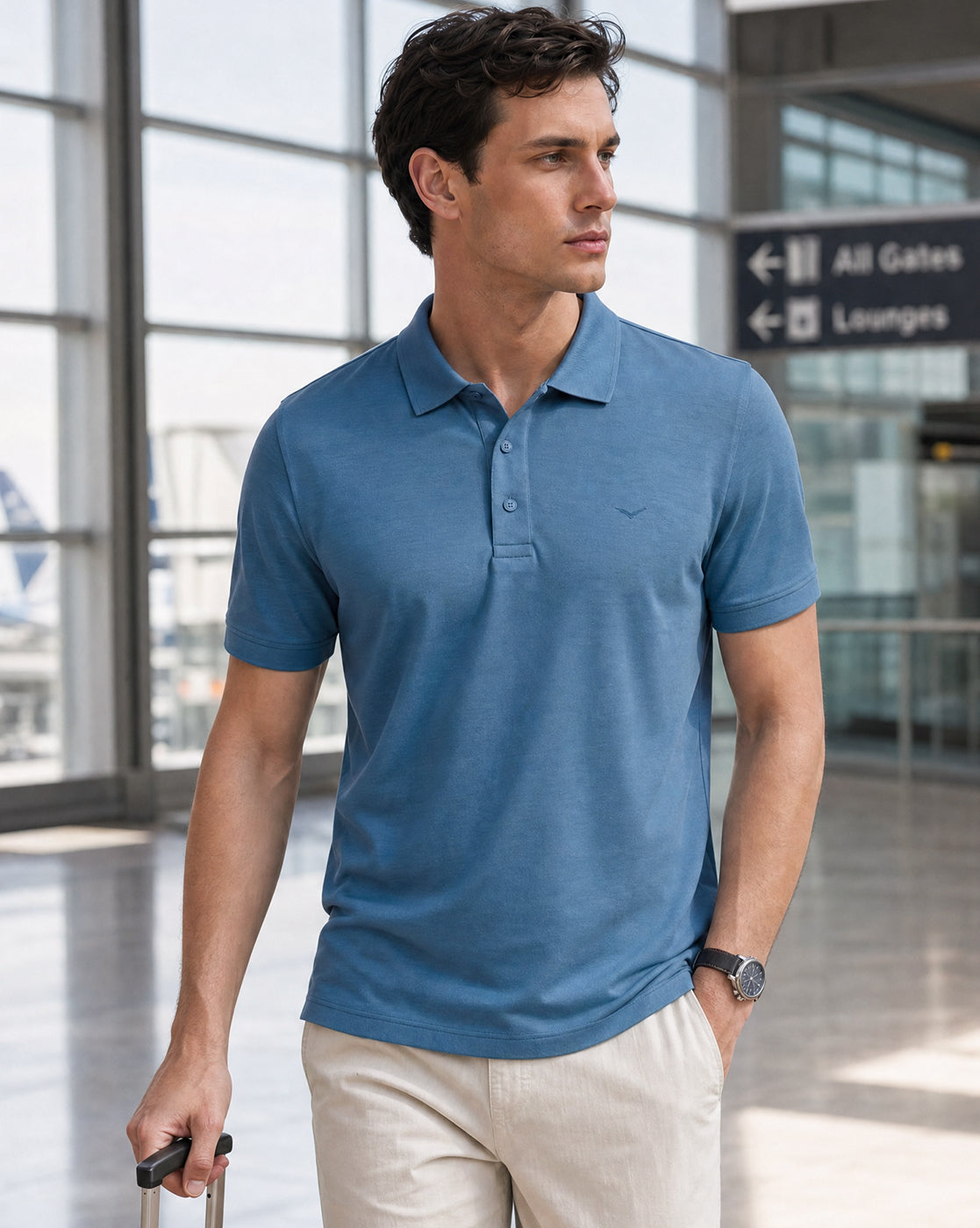 Mercerized Supima Cotton Polo T-Shirt