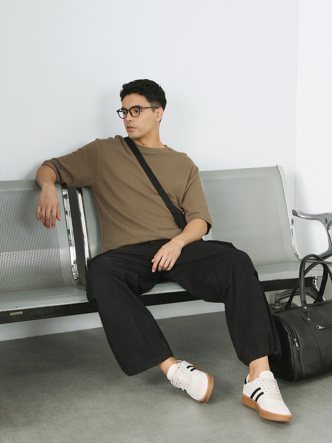 Ottoman Textured Relaxed Fit Tee