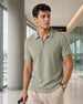 Nobero Rib Textured Polo