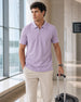 Nobero Rib Textured Polo