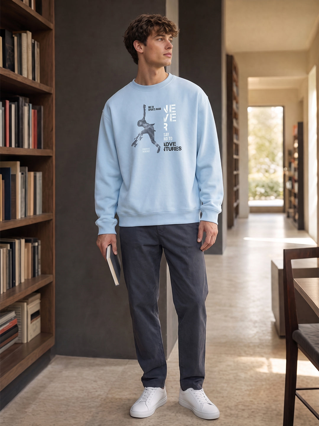 Never Say No Oversized Sweatshirt
