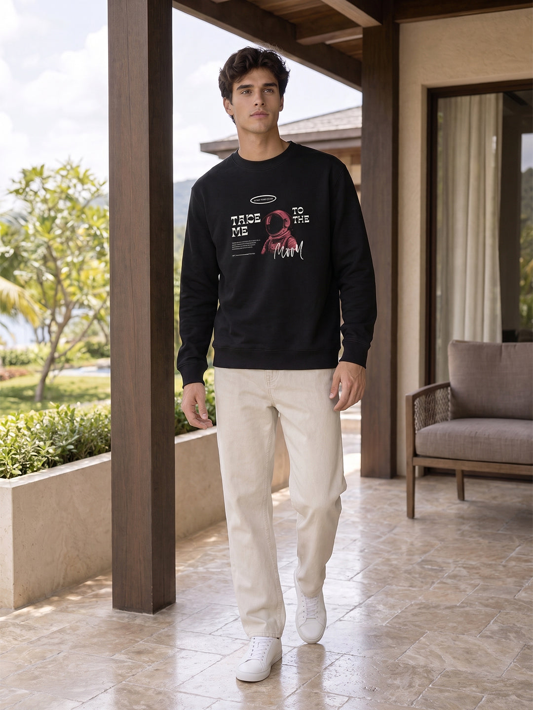 Take Me To The Moon Classic  Sweatshirt