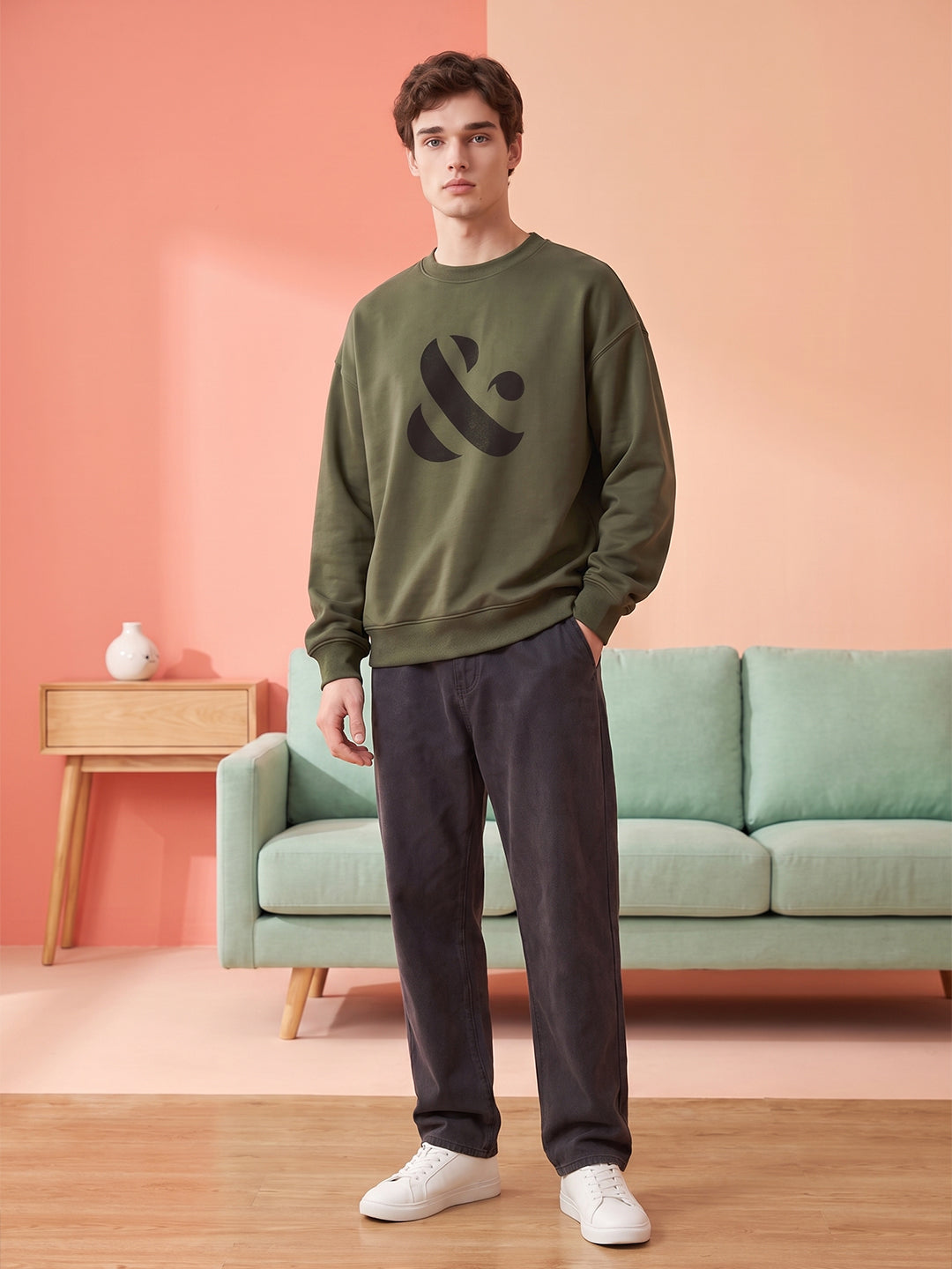 And Life Goes On Oversized  Sweatshirt