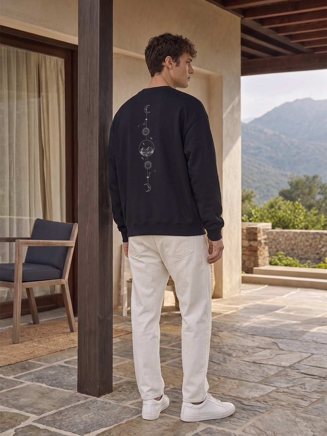 Lunar Echo Oversized  Sweatshirt
