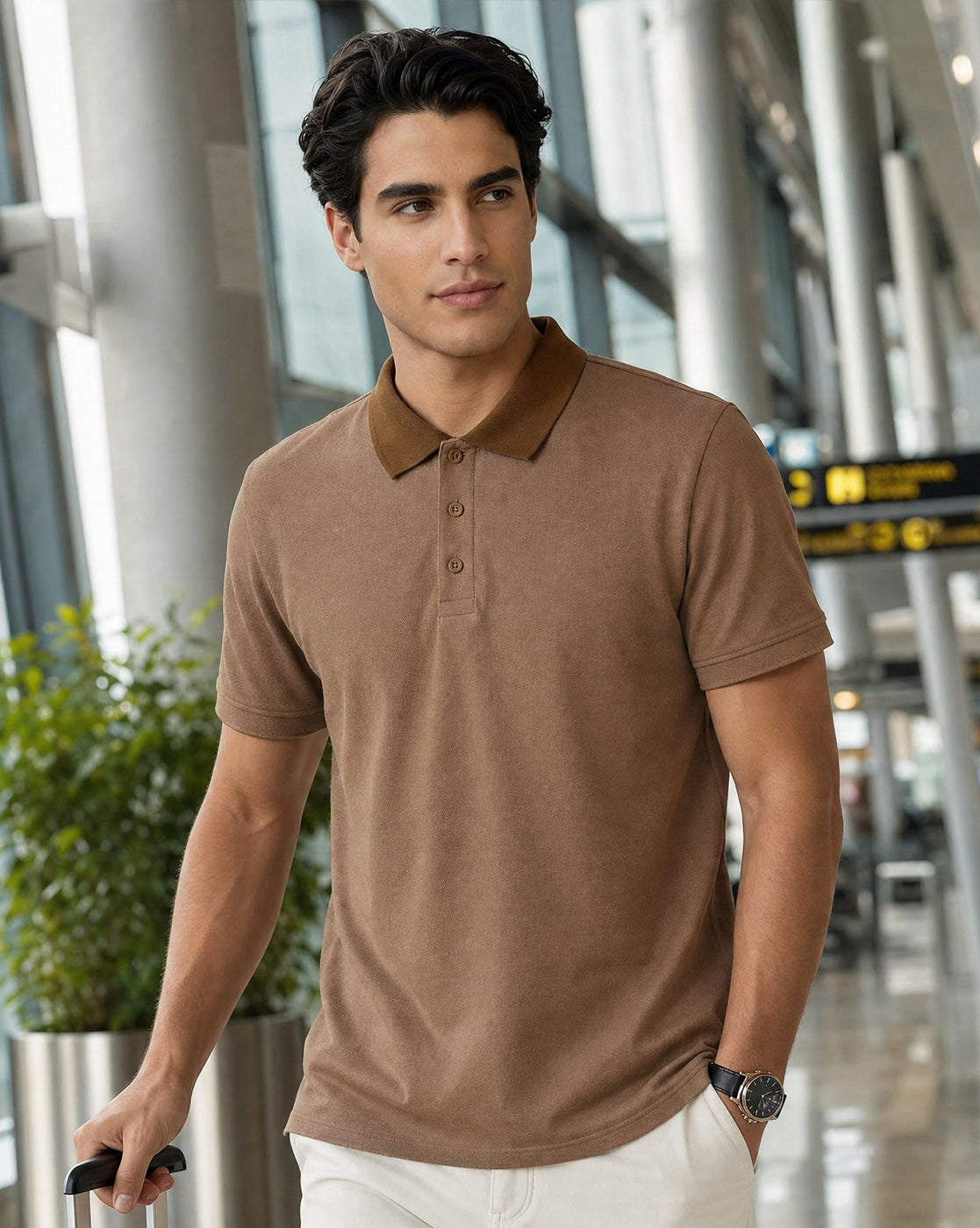 Accent Collar Polo