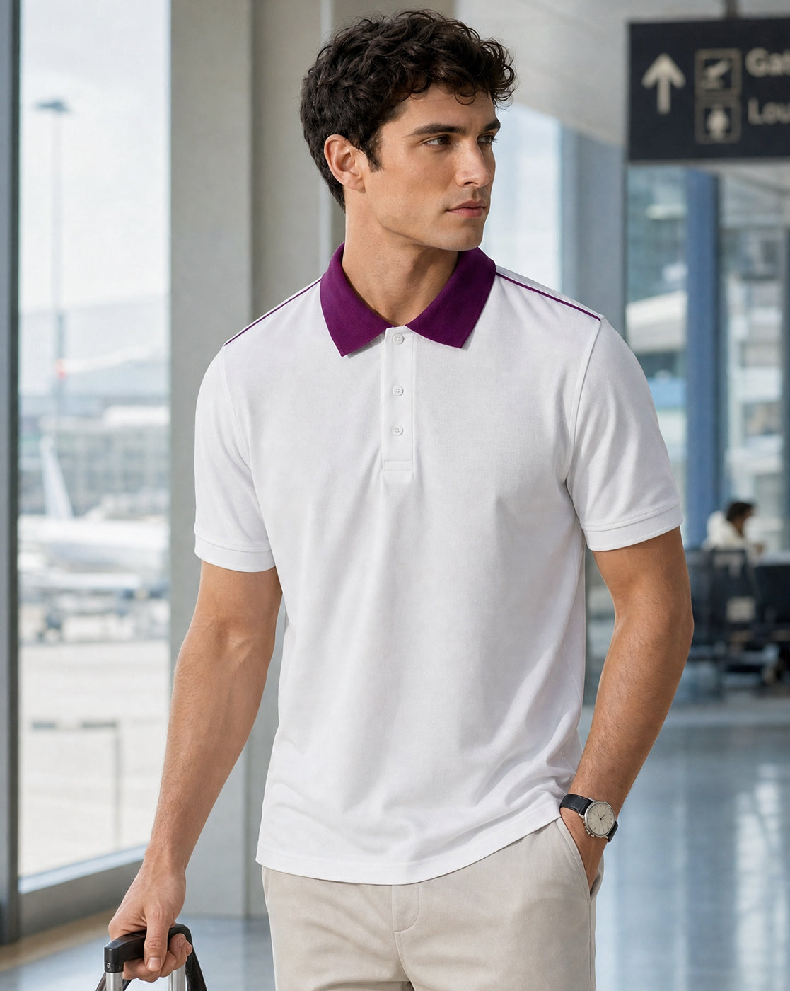 Accent Collar Polo