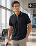 Zip Collar Polo T-Shirt