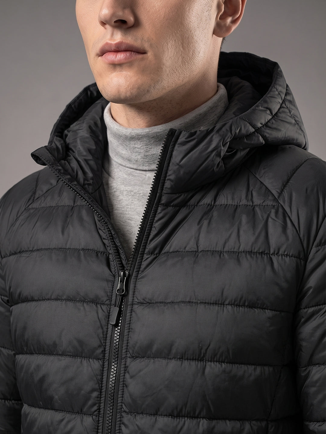 Men’s Hooded Quilted Puffer Jacket