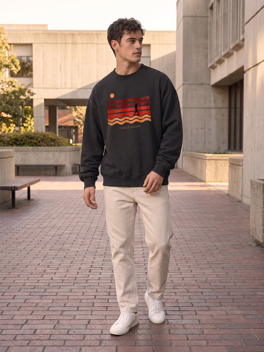 Take a Break Oversized  Sweatshirt