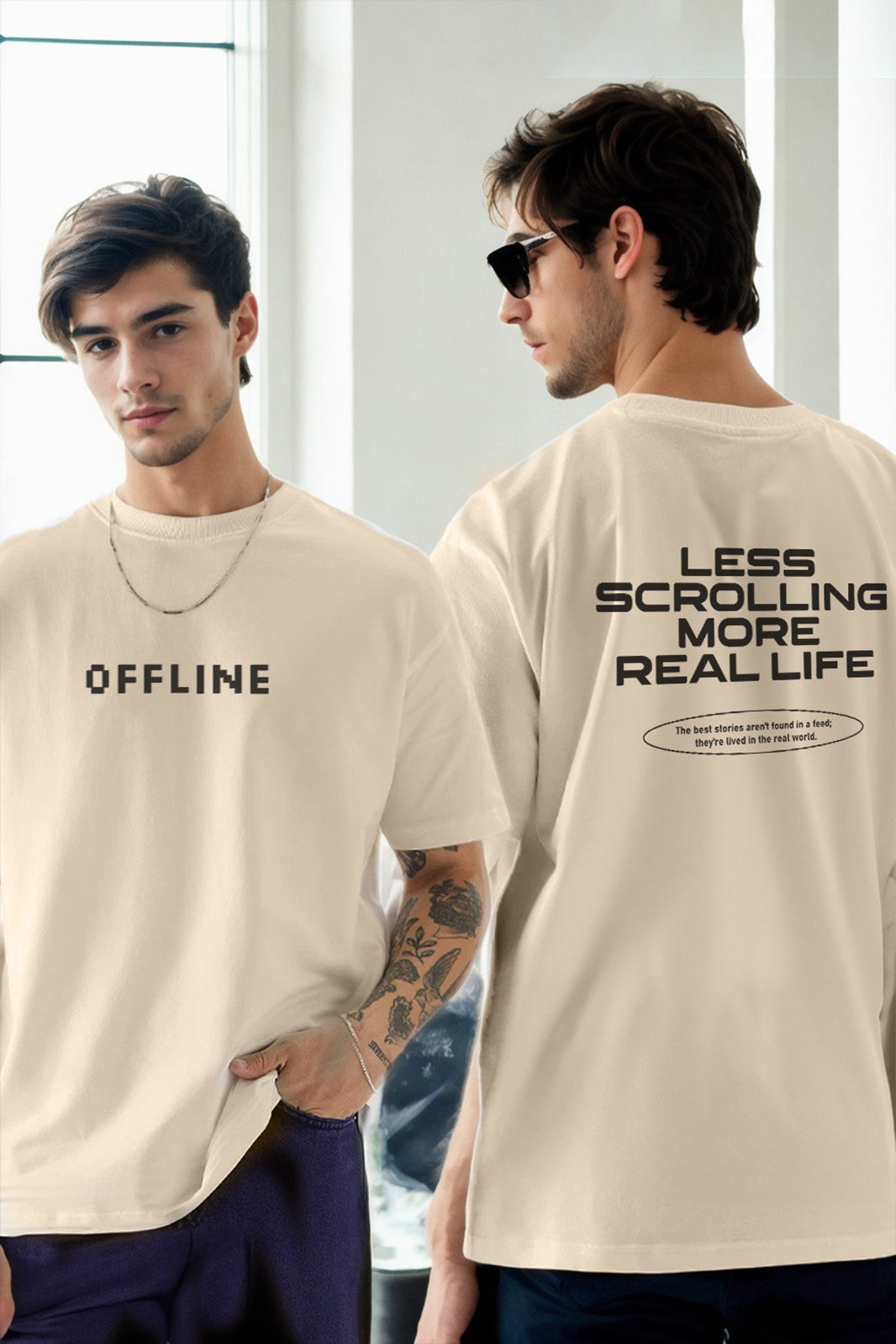 Less Scrolling Oversized T-Shirt