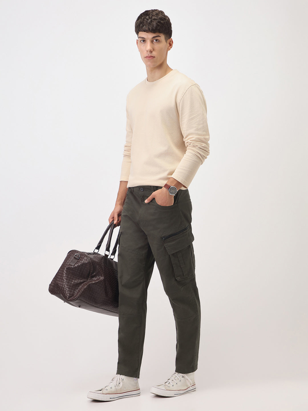 Zipper Utility Cargo Pants